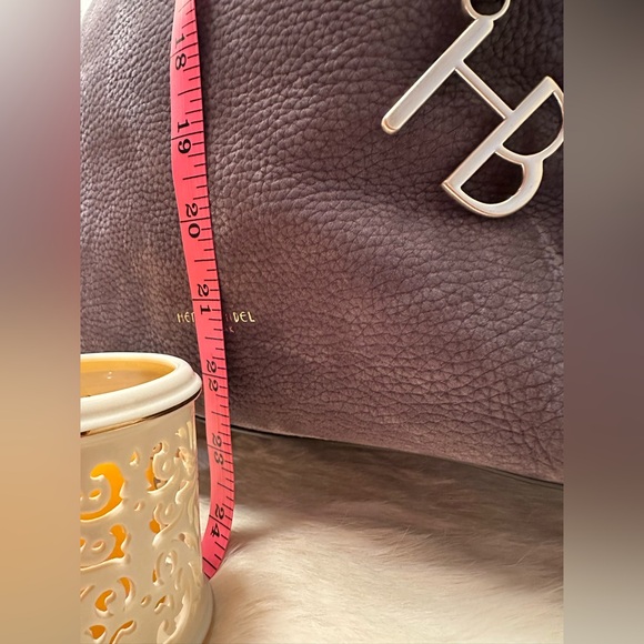 Henri Bendel Misty Gray Nubuck Handbag - Picture 13 of 15